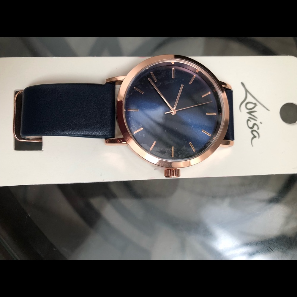 FASHION BLACK ROSE GOLD WATCH - Picture 4 of 5